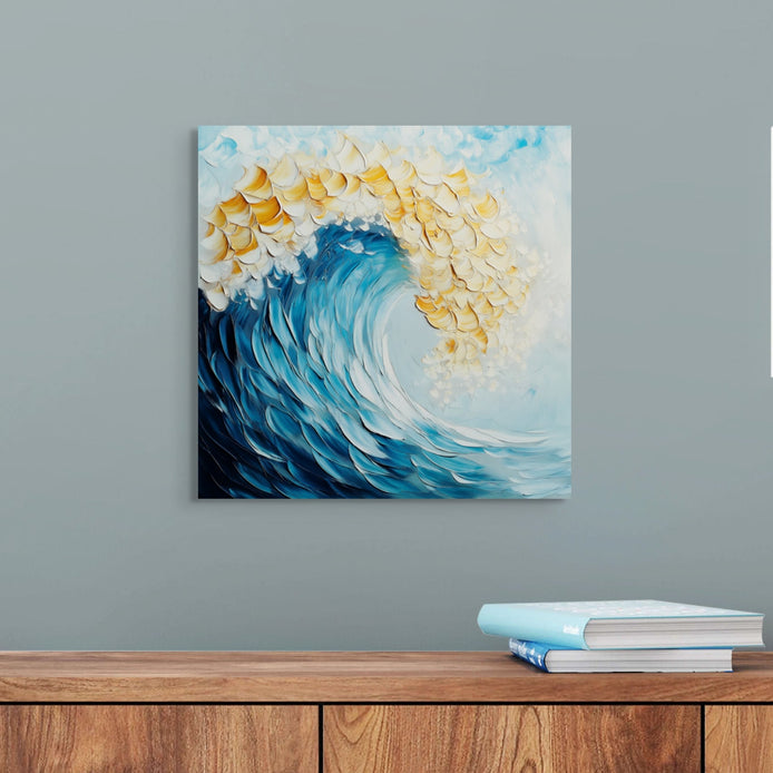 D0004-majestic-blue-wave-hand-painted-wall-art-hallway-room-image