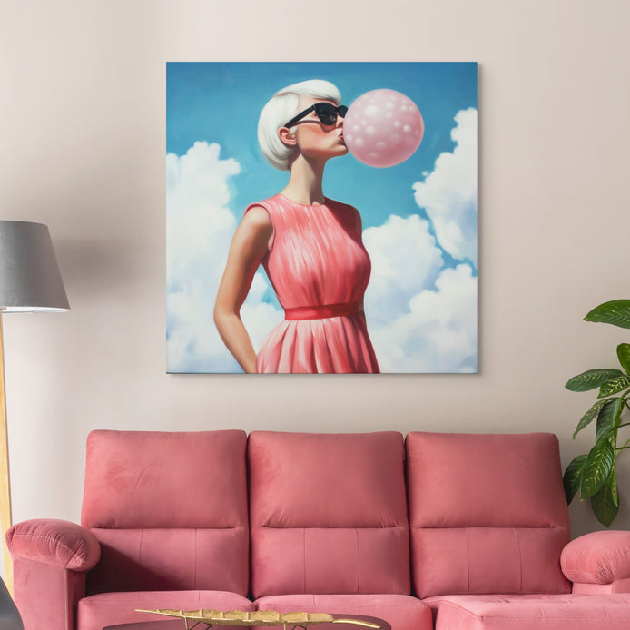 D0005-pretty-in-pink-hand-painted-wall-art-living-room-image
