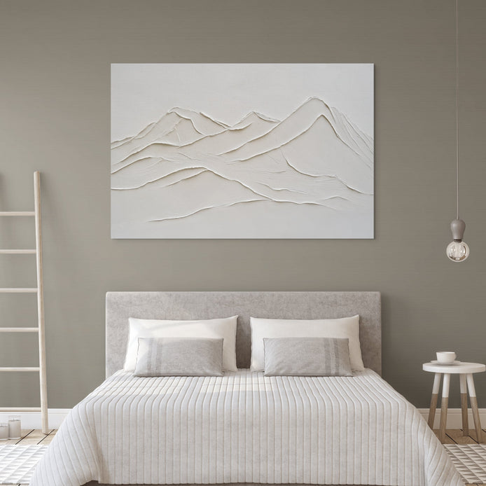 D0028-snowy-mountains-hand-painted-wall-art-bed-room-image