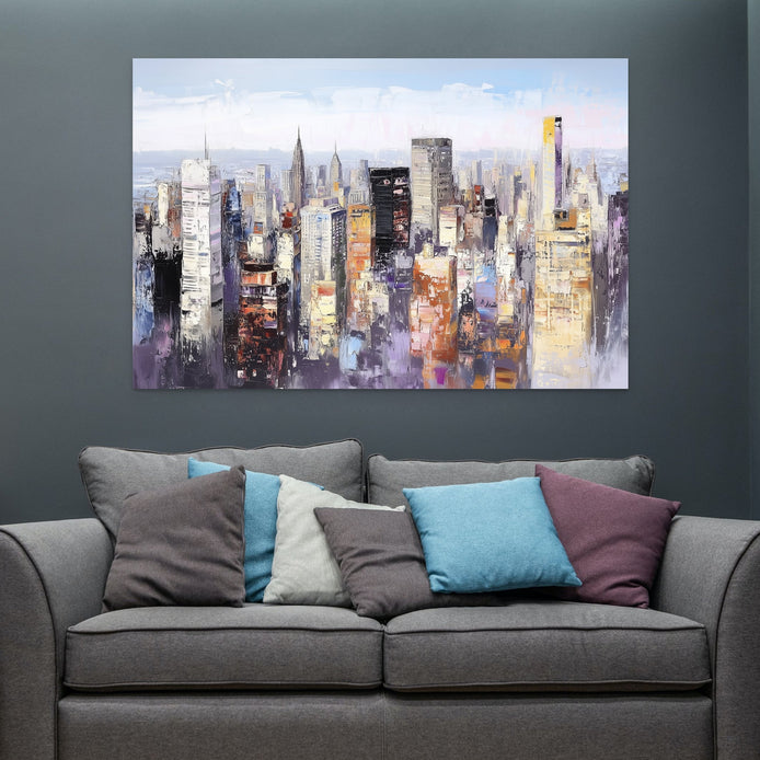 D0035-city-of-dreams-hand-painted-wall-art-living-room-image