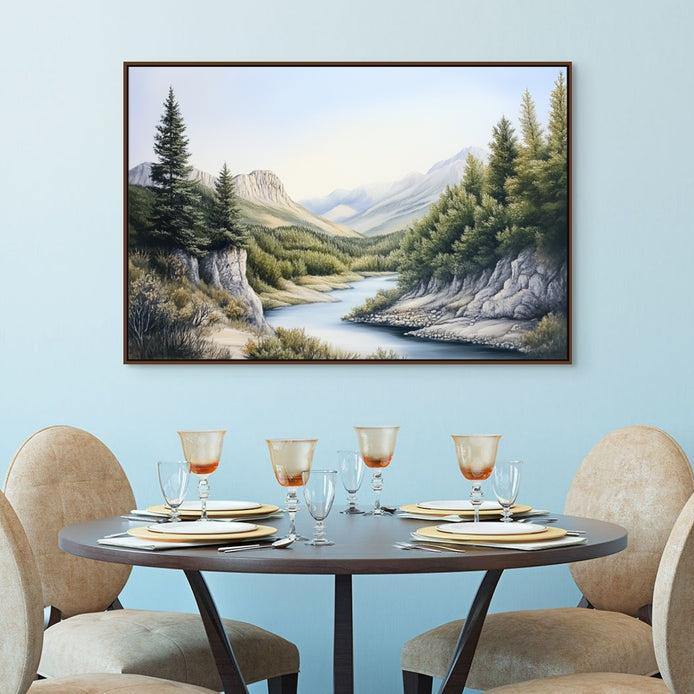 D0095-tranquil-horizons-hand-painted-wall-art-dining-room-image-room-f-walnut