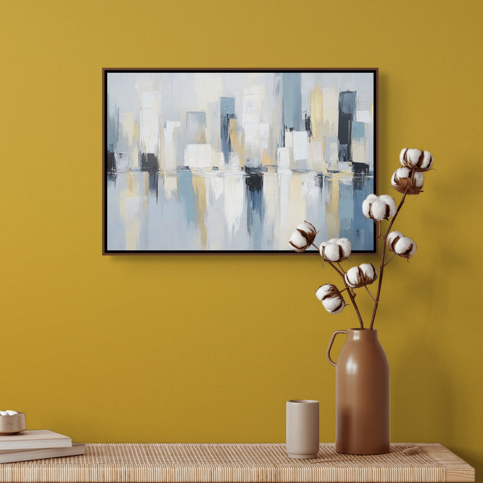 D0097-skyline-reflections-hand-painted-wall-art-hallway-room-image-room-f-walnut