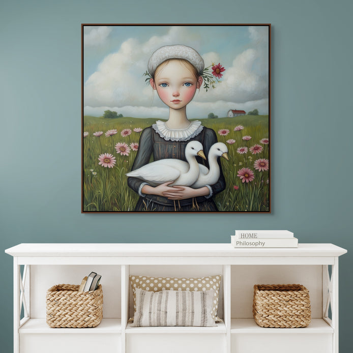 D0116-meadow-keeper-hand-painted-wall-art-hallway-room-image-room-f-walnut