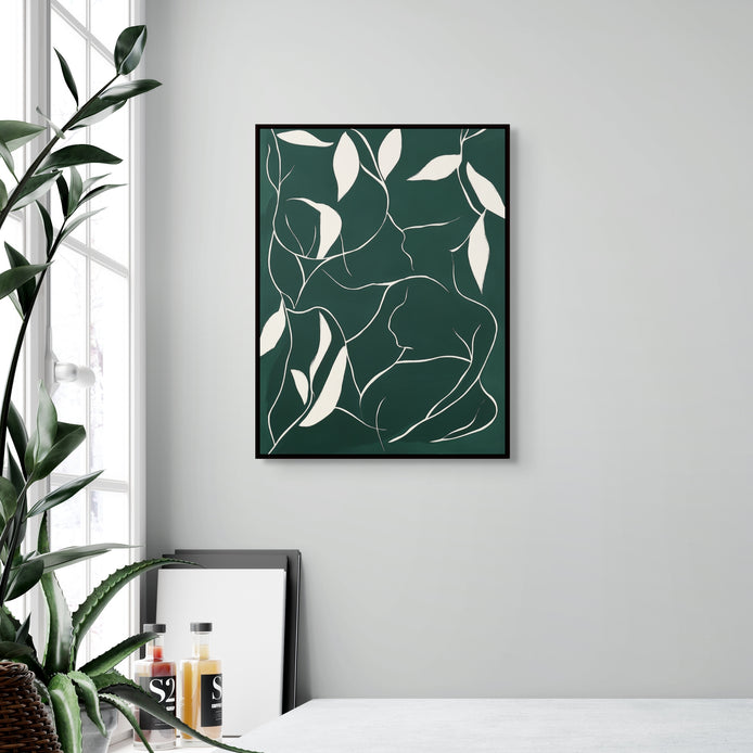 D0126-verdant-elegance-hand-painted-wall-art-kitchen-room-image-room-f-black