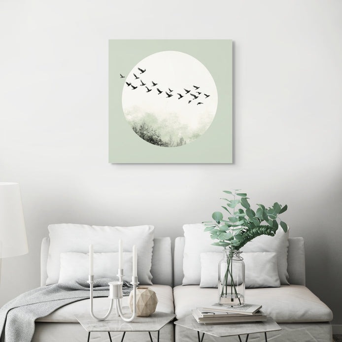 D0128-flight-of-unity-hand-painted-wall-art-living-room-image