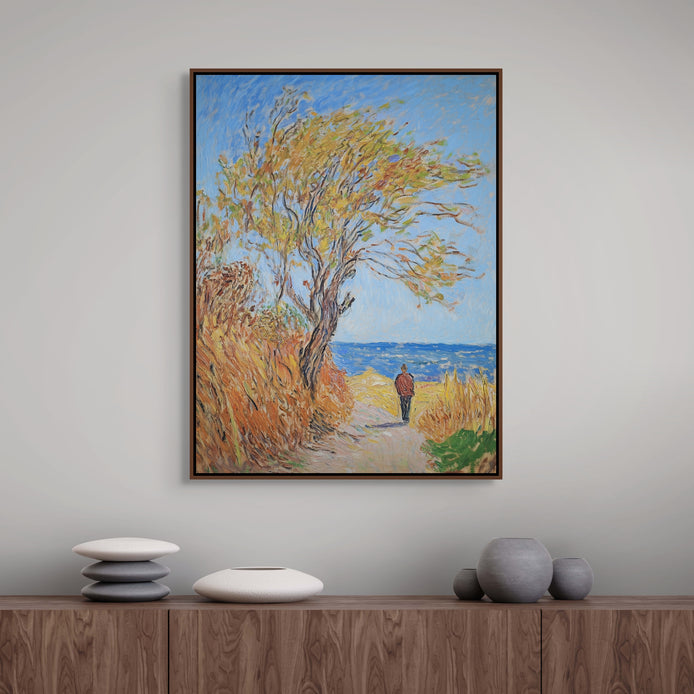 D0146-autumn-trails-hand-painted-wall-art-hallway-room-image-room-f-walnut