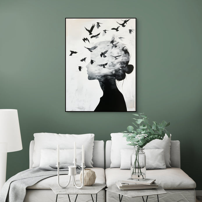 D0151-thoughts-unleashed-hand-painted-wall-art-lounge-room-image-room-f-black