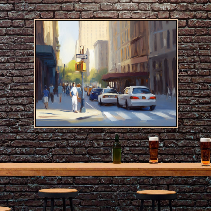D0155-lunch-break-hand-painted-wall-art-business-room-image-room-f-natural