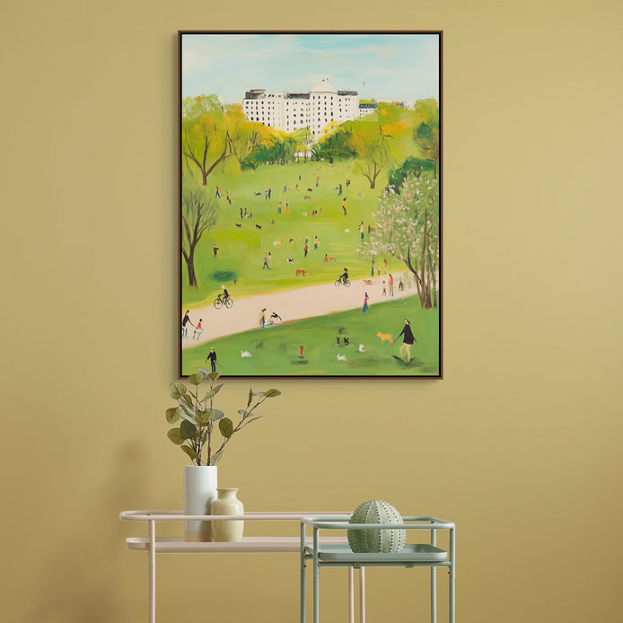 D0160-a-day-out-hand-painted-wall-art-hallway-room-image-room-f-walnut