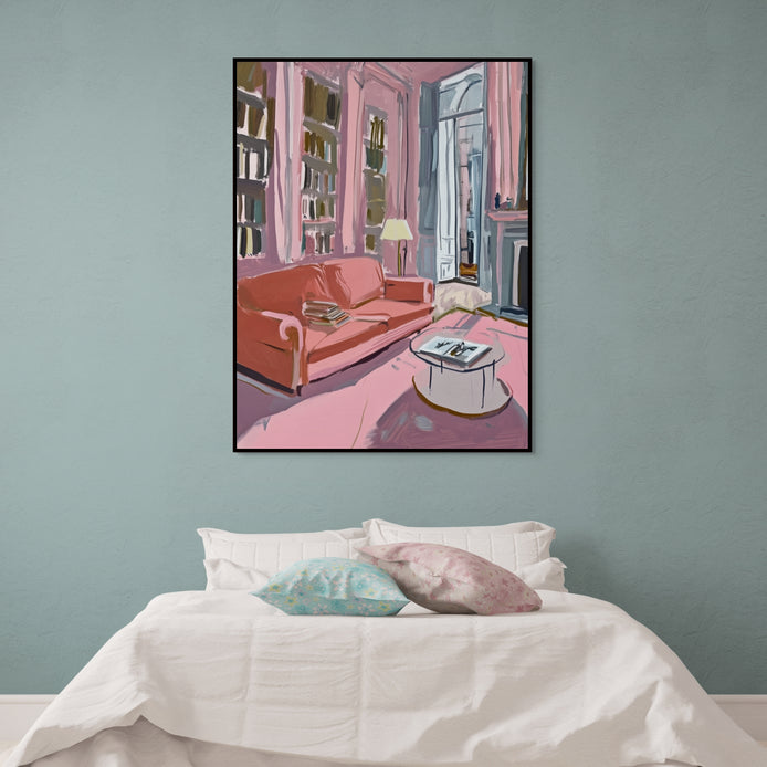 D0167-room-to-ruminate-hand-painted-wall-art-bed-room-image-room-f-black