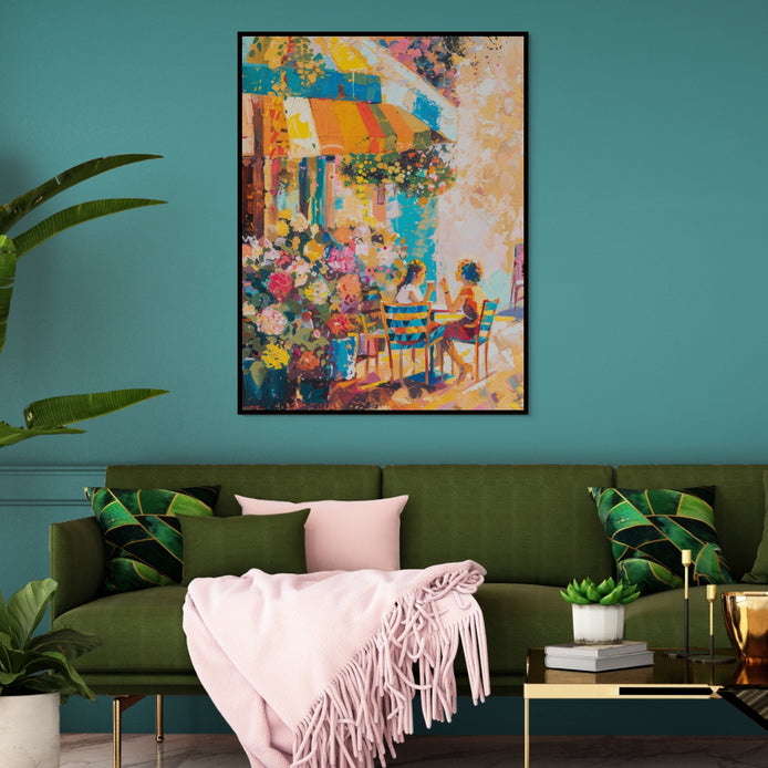 D0198-a-table-for-two-hand-painted-wall-art-a-room-image-room-f-black