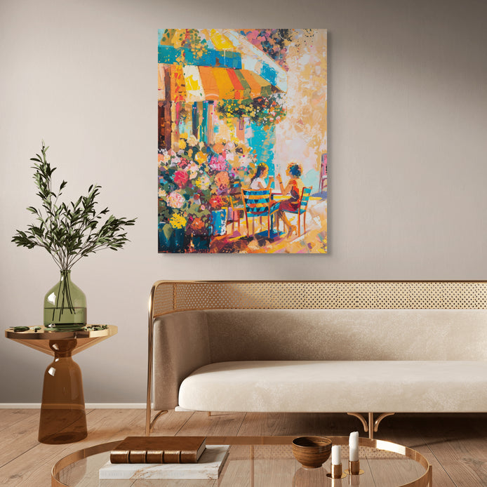 D0198-a-table-for-two-hand-painted-wall-art-living-room-image-room-f-wrapped