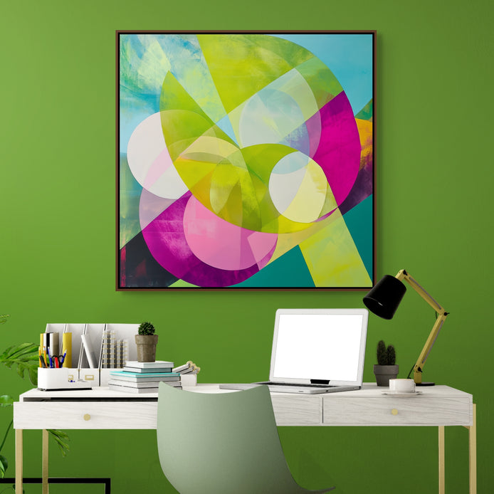 D0224-crystal-clear-hand-painted-wall-art-office-room-image-room-f-walnut