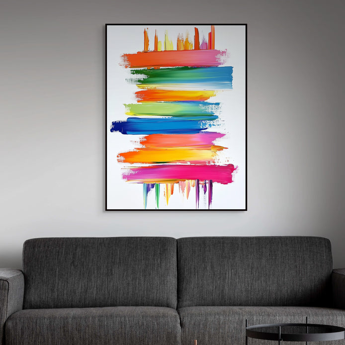 D0229-colorful-climb-hand-painted-wall-art-lounge-room-image-room-f-black