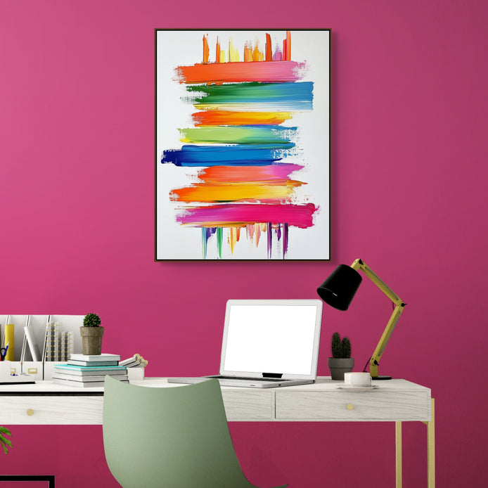 D0229-colorful-climb-hand-painted-wall-art-office-room-image-room-f-walnut