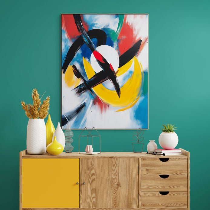 D0243-cosmic-dance-hand-painted-wall-art-hallway-room-image-room-f-natural