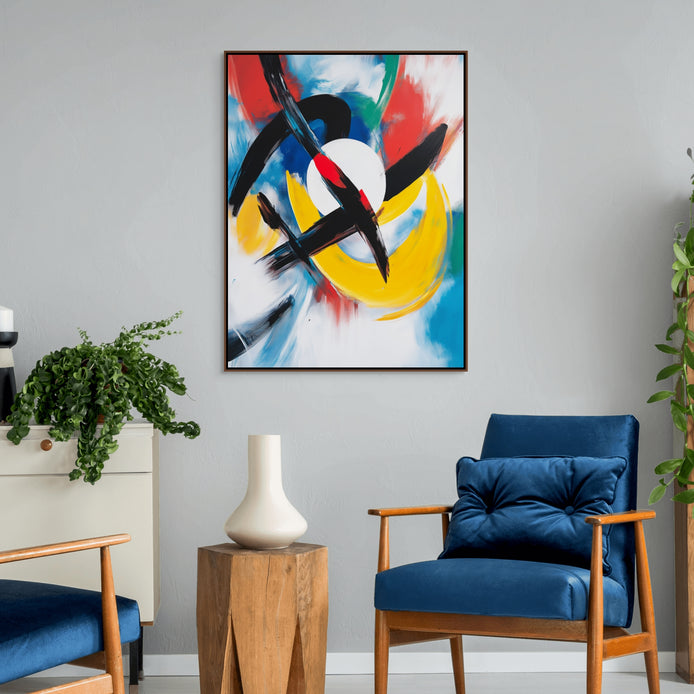 D0243-cosmic-dance-hand-painted-wall-art-lounge-room-image-room-f-walnut