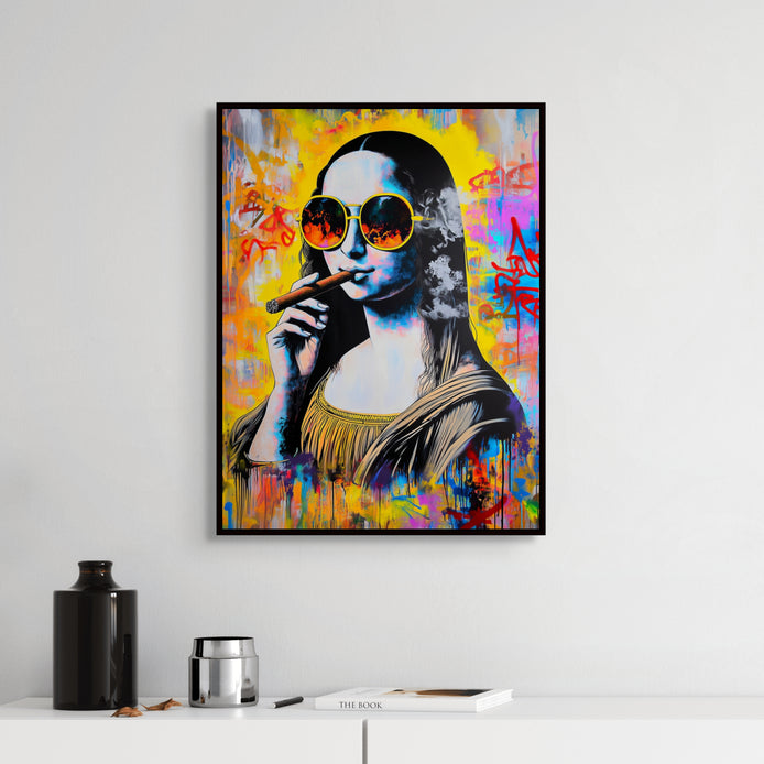 D0244-rebel-renaissance-hand-painted-wall-art-office-room-image