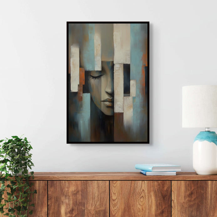 D0283-the-looking-glass-hand-painted-wall-art-hallway-room-image-room-f-black