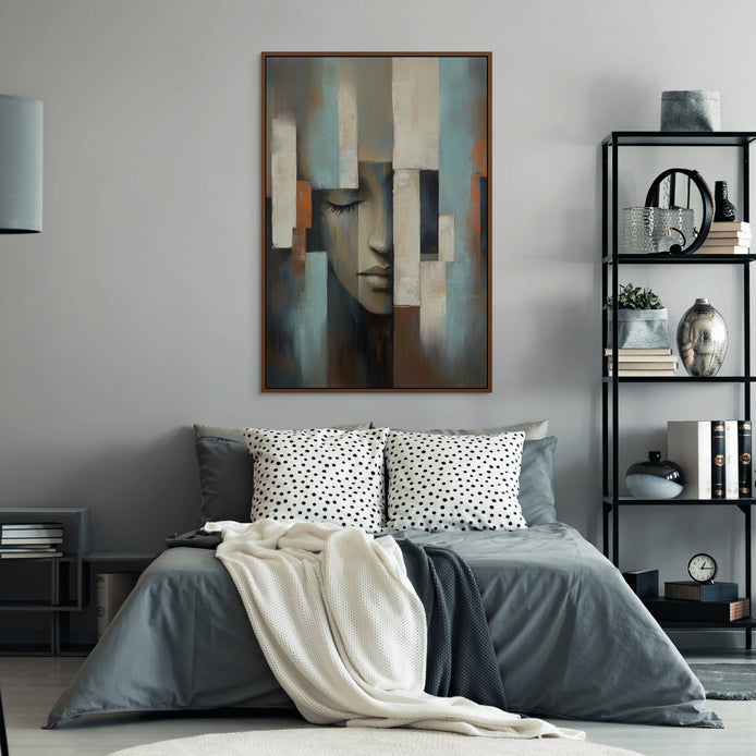 D0283-the-looking-glass-hand-painted-wall-art-bed-room-image-room-f-walnut
