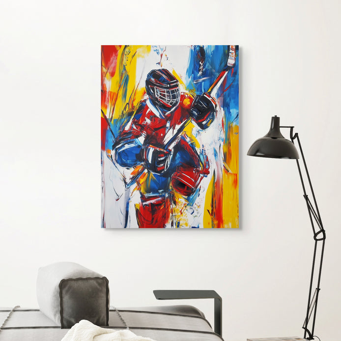 D0292-the-defender-hand-painted-wall-art-office-room-image-room-f-wrapped
