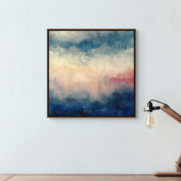 D0318-cloudsong-hand-painted-wall-art-hallway-room-image-room-f-walnut