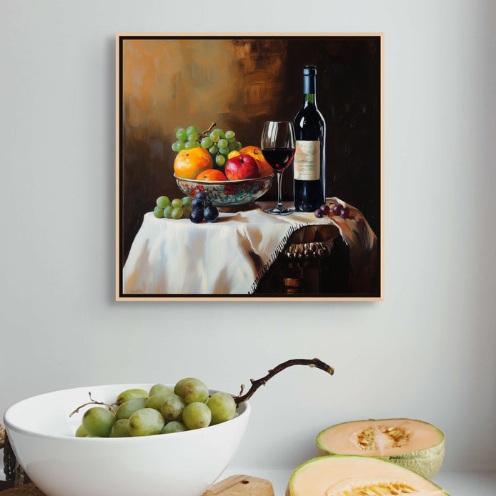 D0325-timeless-indulgence-hand-painted-wall-art-kitchen-room-image