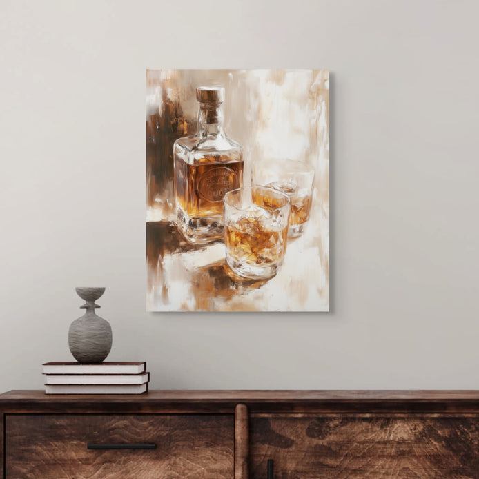 D0336-a-shot-of-gold-hand-painted-wall-art-b-room-image-room-f-wrapped