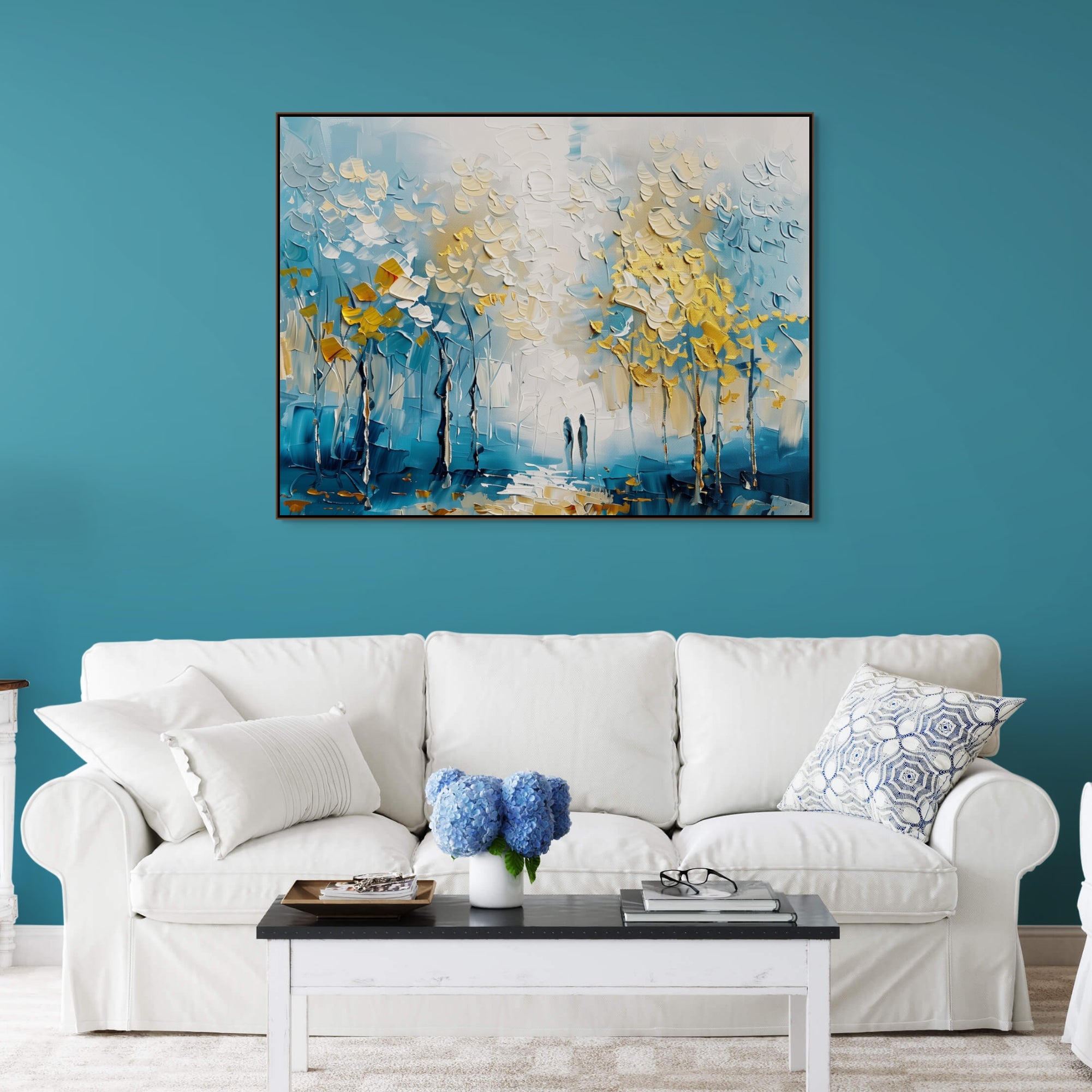 D0351-a-secret-moment-hand-painted-wall-art-living-room-image-room-f-walnut