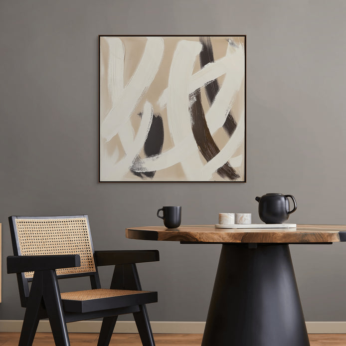 D0364-neutral-chaos-hand-painted-wall-art-dining-room-image