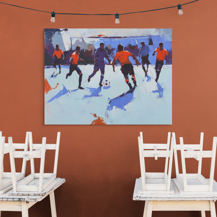 D0373-the-game-hand-painted-wall-art-outdoor-room-image-room-f-wrapped