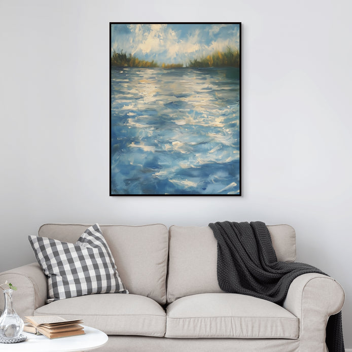 D0380-river-reflections-hand-painted-wall-art-living-room-image-room-f-black