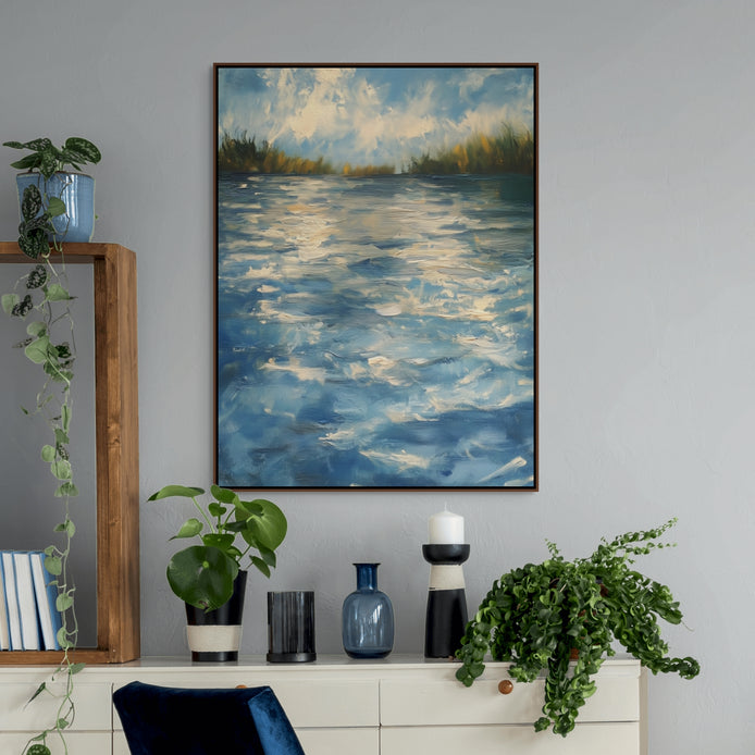 D0380-river-reflections-hand-painted-wall-art-lounge-room-image-room-f-walnut