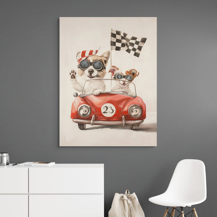 D0381-racing-buddies-hand-painted-wall-art-a-room-image
