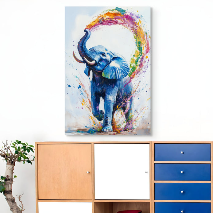 D0391-splash-of-joy-hand-painted-wall-art-hallway-room-image
