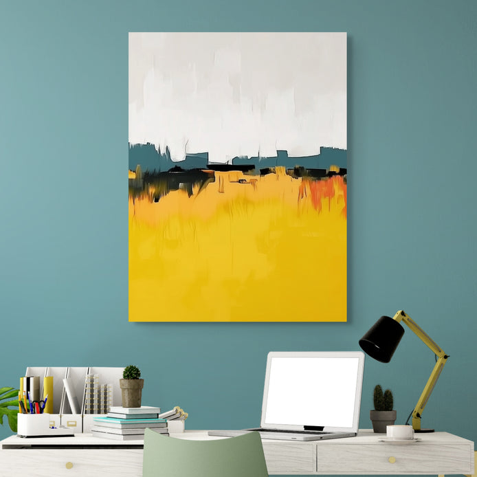 D0427-hand-painted-wall-art-office-room-image-room-f-wrapped