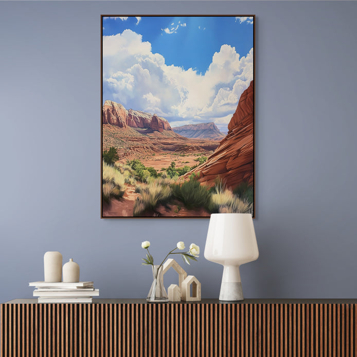 D0429-hand-painted-wall-art-hallway-room-image-room-f-walnut