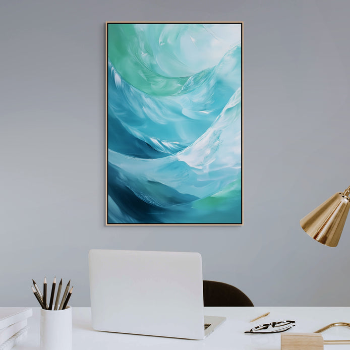 D0470-hand-painted-wall-art-office-room-image