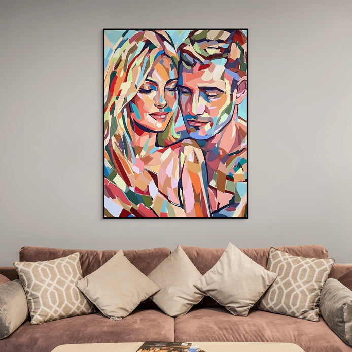 D0476-hand-painted-wall-art-living-room-image-room-f-black