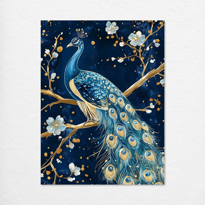 Peacock in Bloom