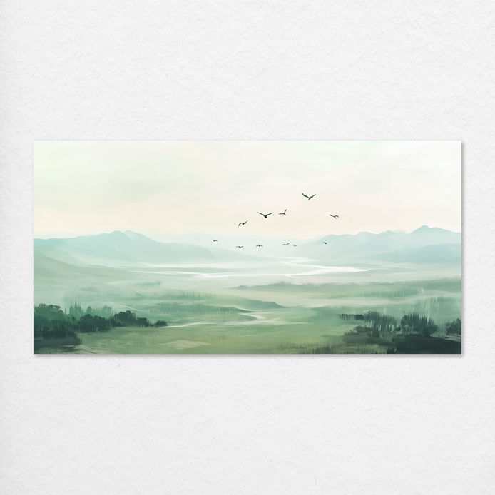 Flight Over the Valley