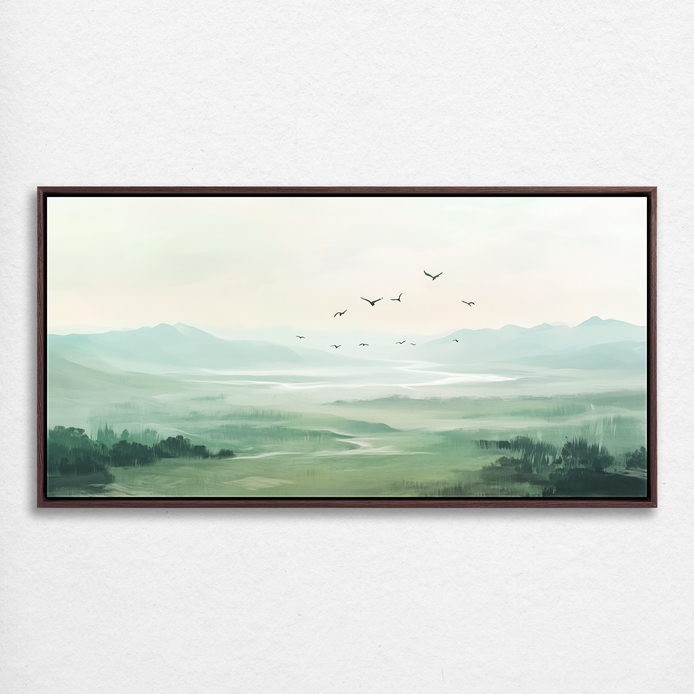 Flight Over the Valley