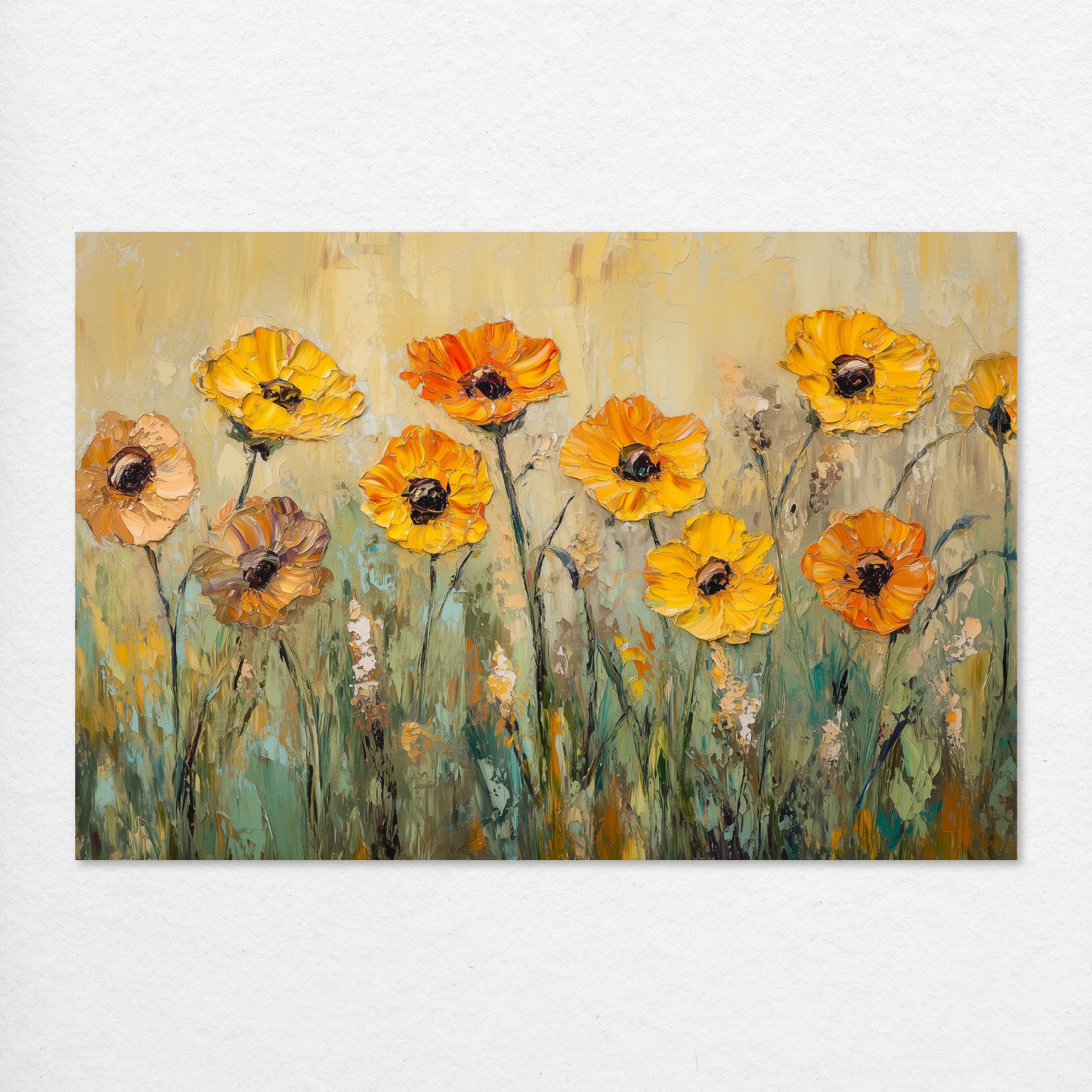 Sunset Meadow Blooms