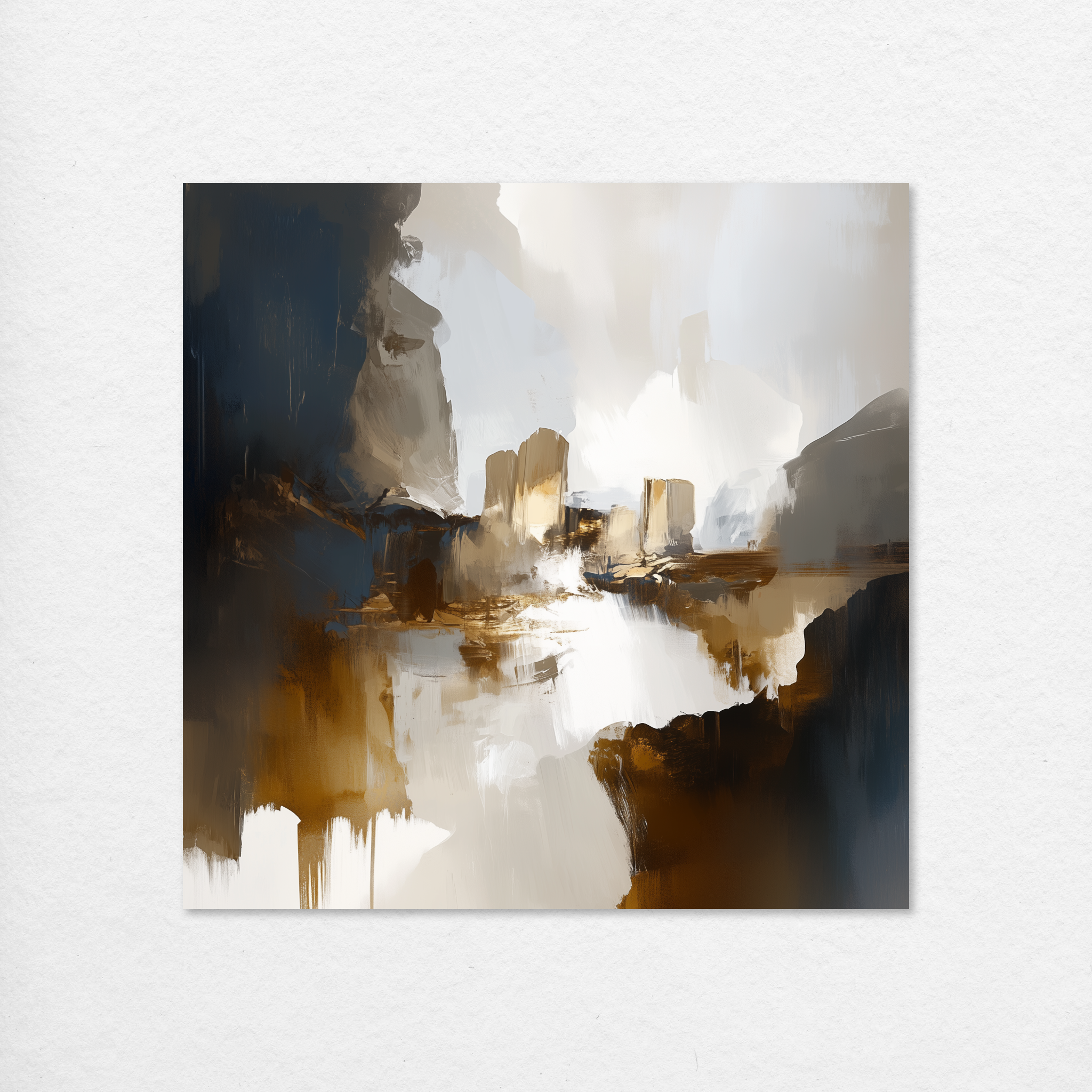 Golden Abstract City