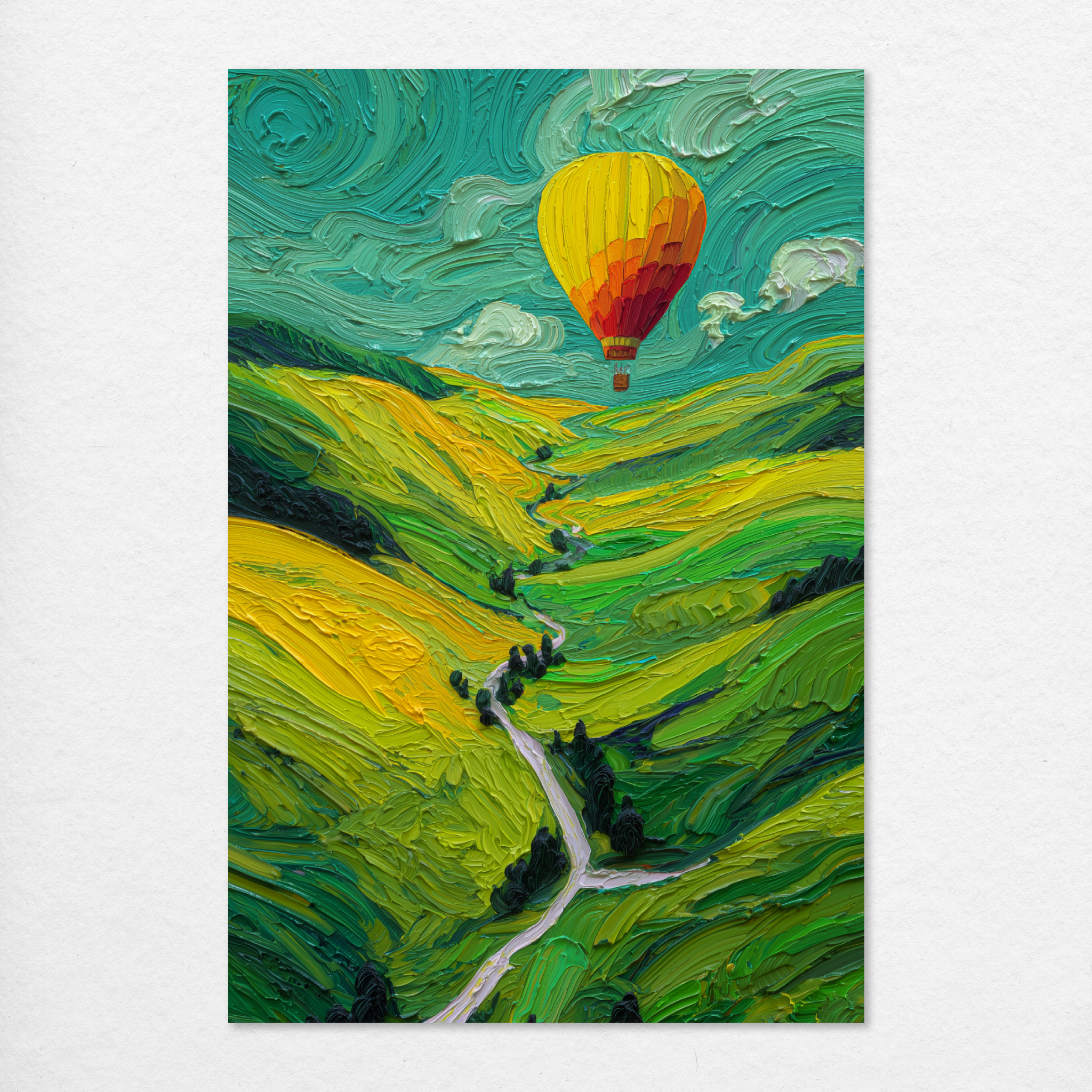 Sunlit Balloon Ride
