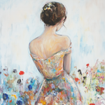 Figurative hand-painted wall art collection