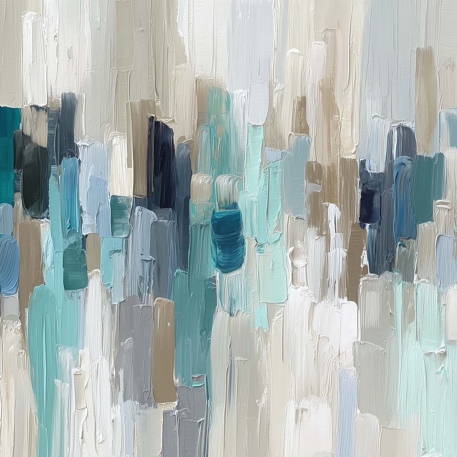 Modern hand-painted wall art collection