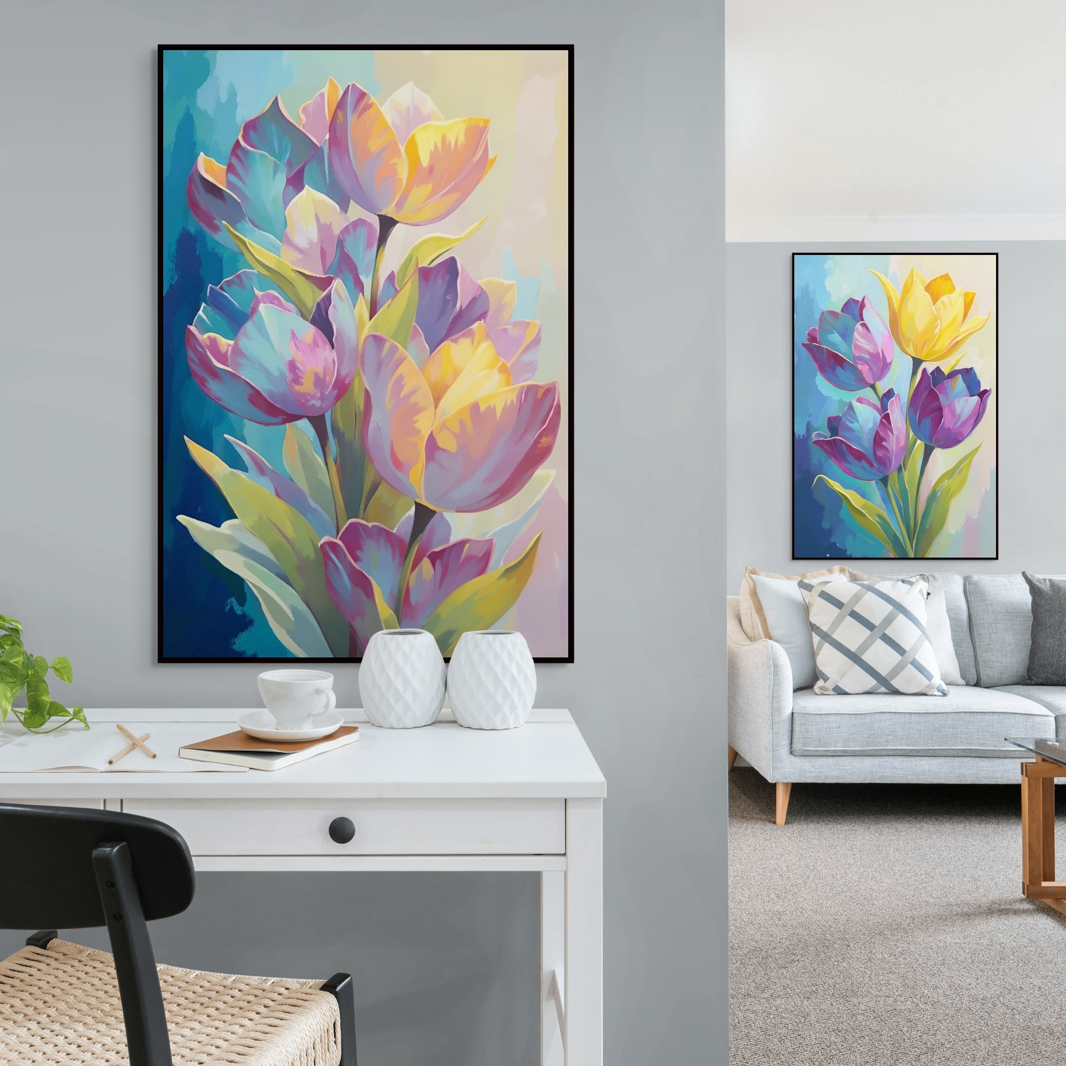 Radiant Tulips