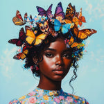 Figurative hand-painted wall art collection