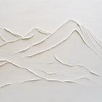 Minimalist hand-painted wall art collection 